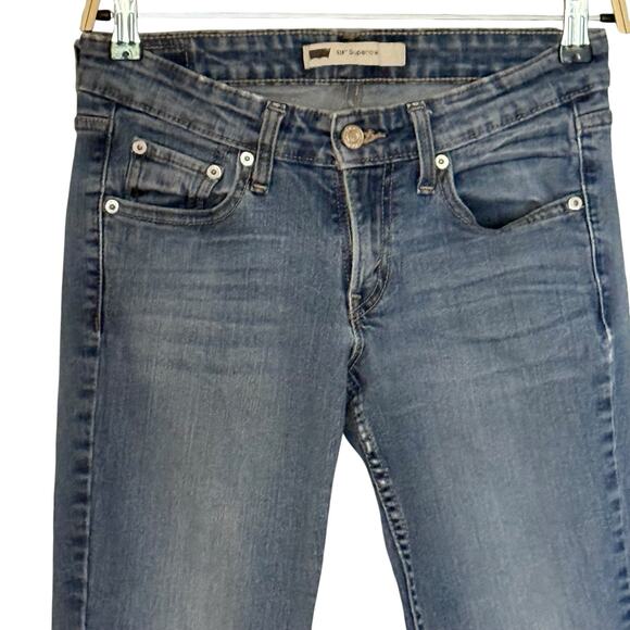 Levi’s 517 Superlow Bootcut Jeans Medium Wash Low Rise Y2K Denim Women’s 28 - Picture 4 of 14